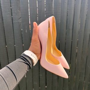 PINK RED BOTTOM HEELS